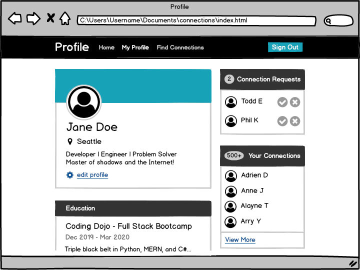 basic javascript - profile lookup - page 2 -... GitHub - theJames-CE/ProfilePage