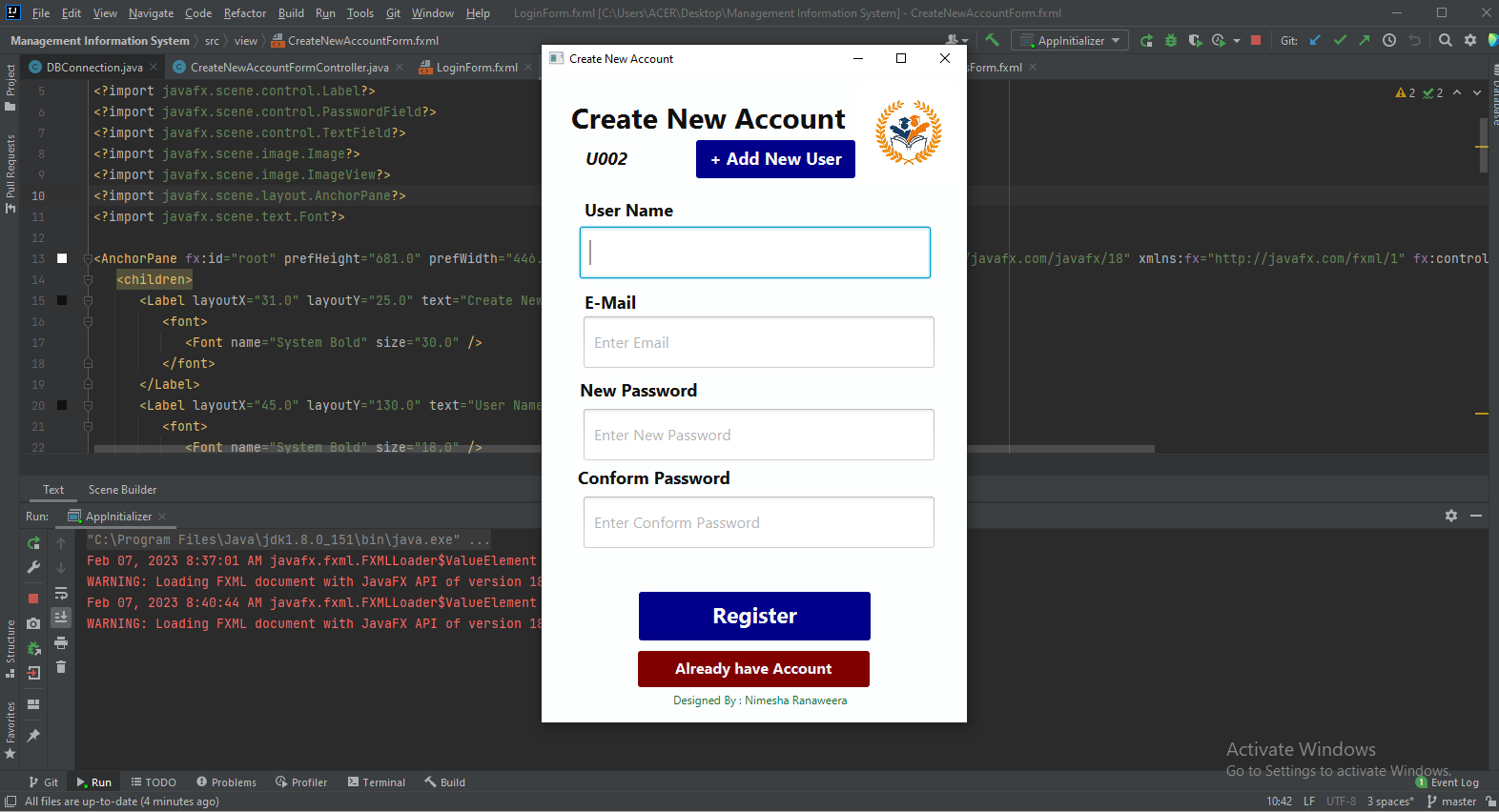 GitHub - NimeshaRanaweera/Management-Information-System
