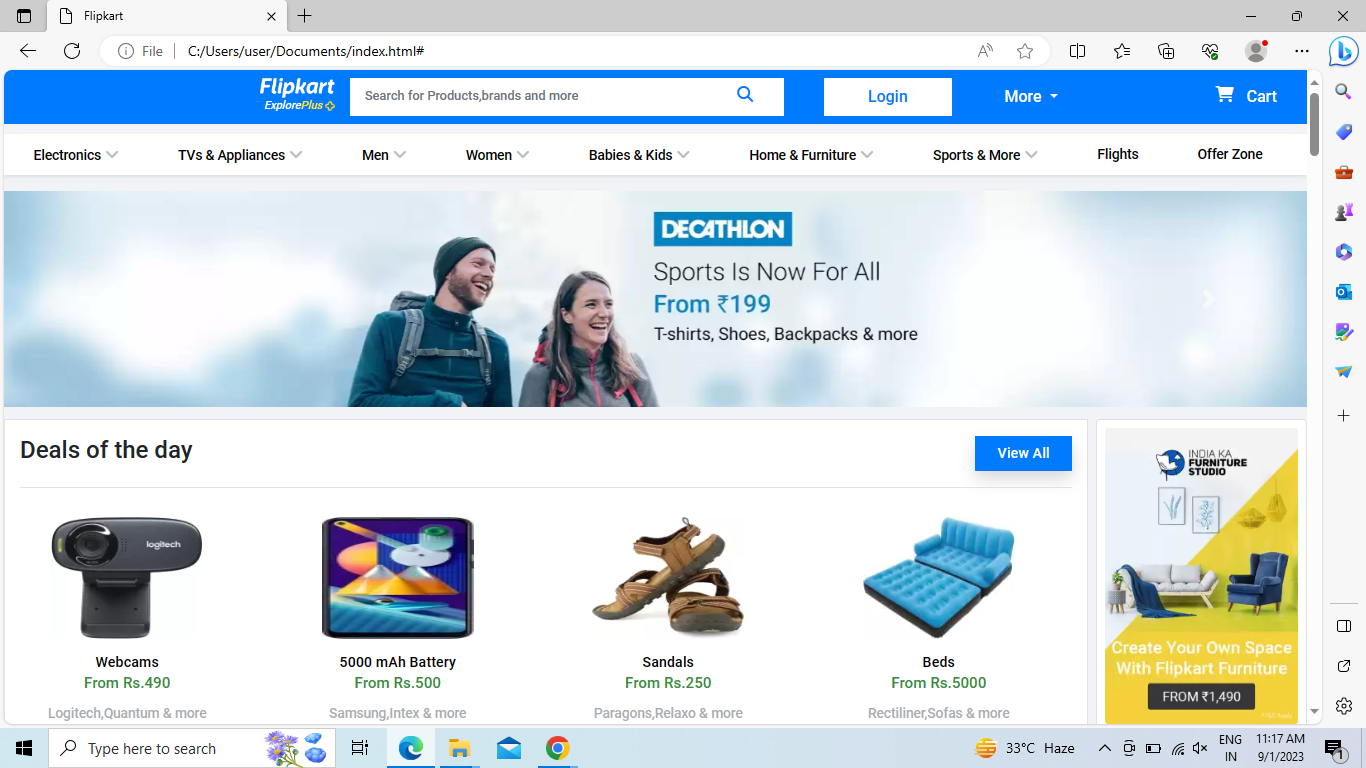 GitHub - Dharmesh71214/Flipkart-clone