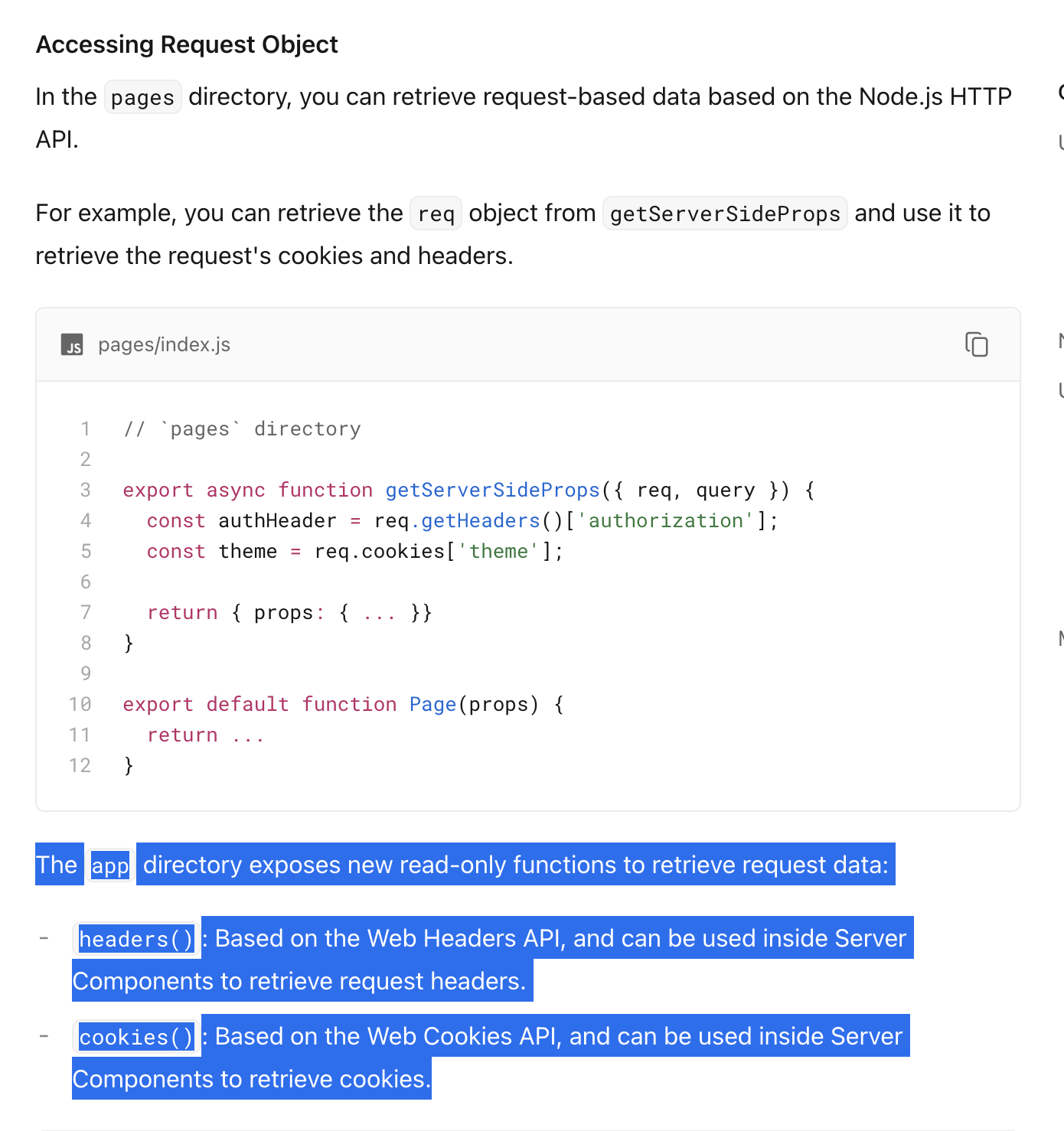 Extending req/res objects in custom server/standalone mode for App ...
