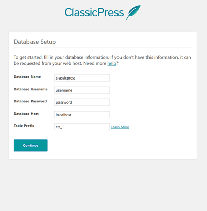 main-database-setup