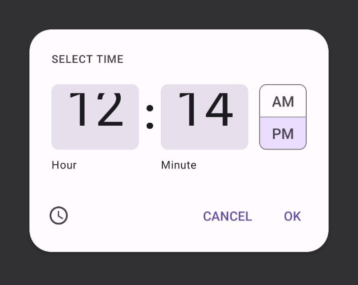 TimePicker with keyboard · Issue 289 · webridge/reactnativepaperdates · GitHub
