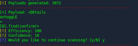 Some Features do not work - Payload · Issue #132 · s0md3v/XSStrike · GitHub