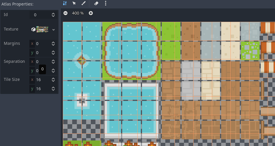 The separator grid of the tilemap does not match the atlas · Issue ...