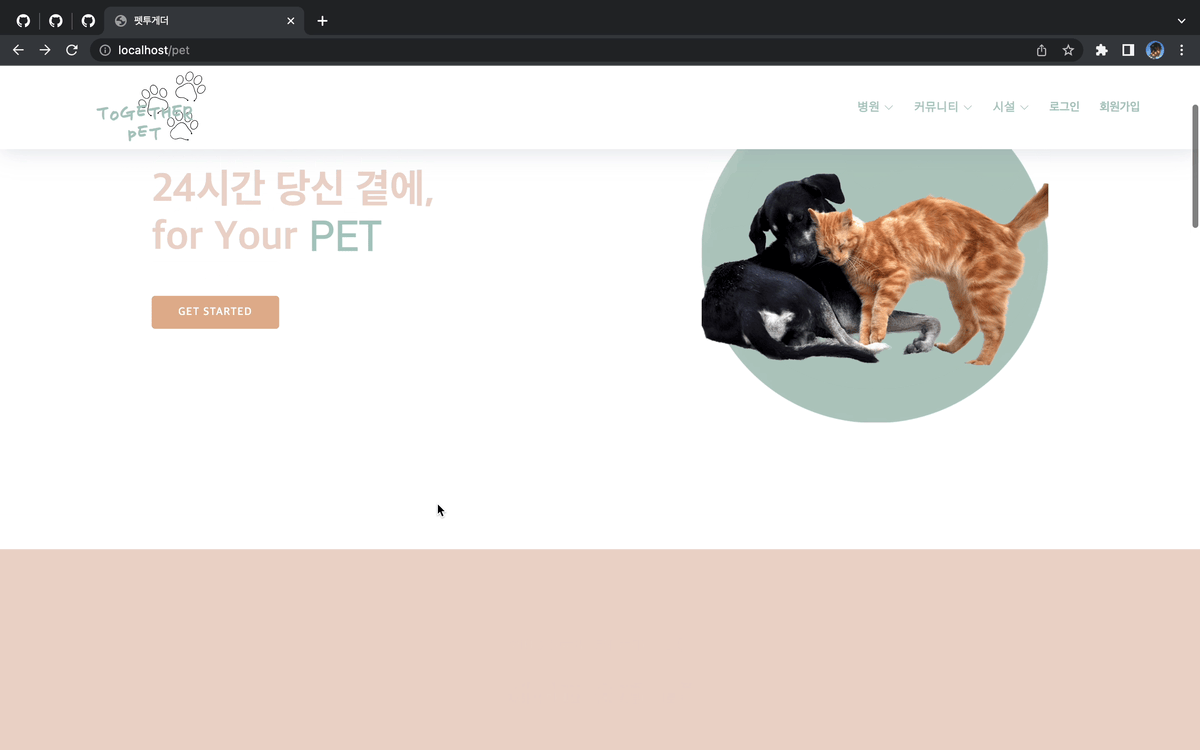 GitHub - TogetherPet/project: 이젠아카데미 파이널 프로젝트