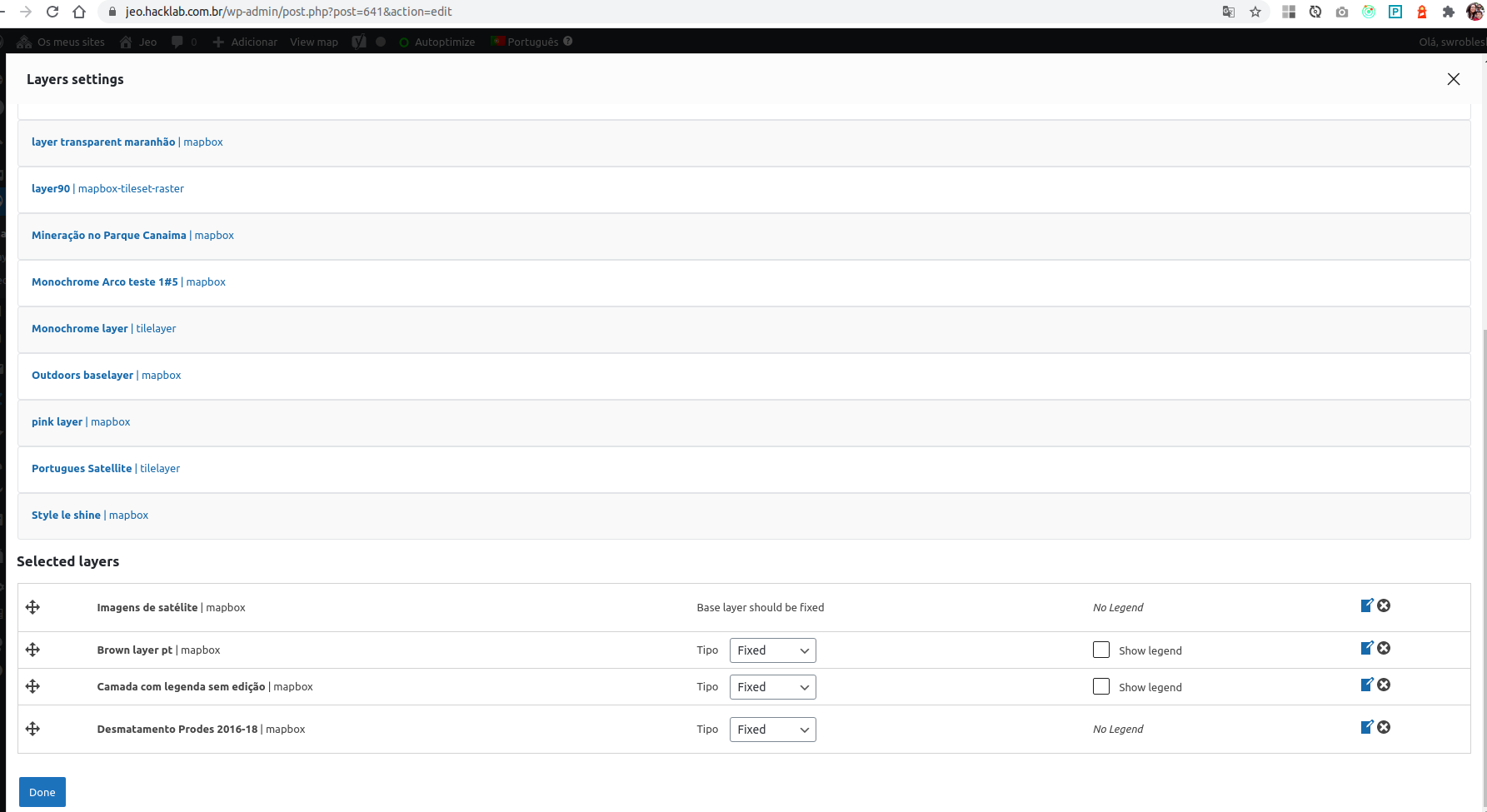 [ Map Editor ] First layer mustn't have editable dropdown · Issue #217 ...