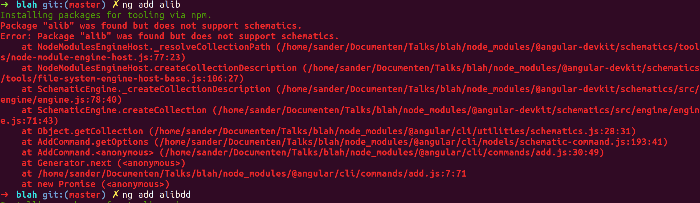 More to the point error message · Issue #11027 · angular/angular-cli ...