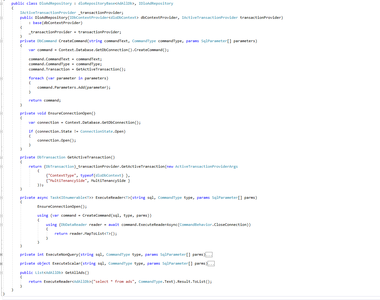 Custom repository to execute sql · Issue #4380 · aspnetboilerplate ...