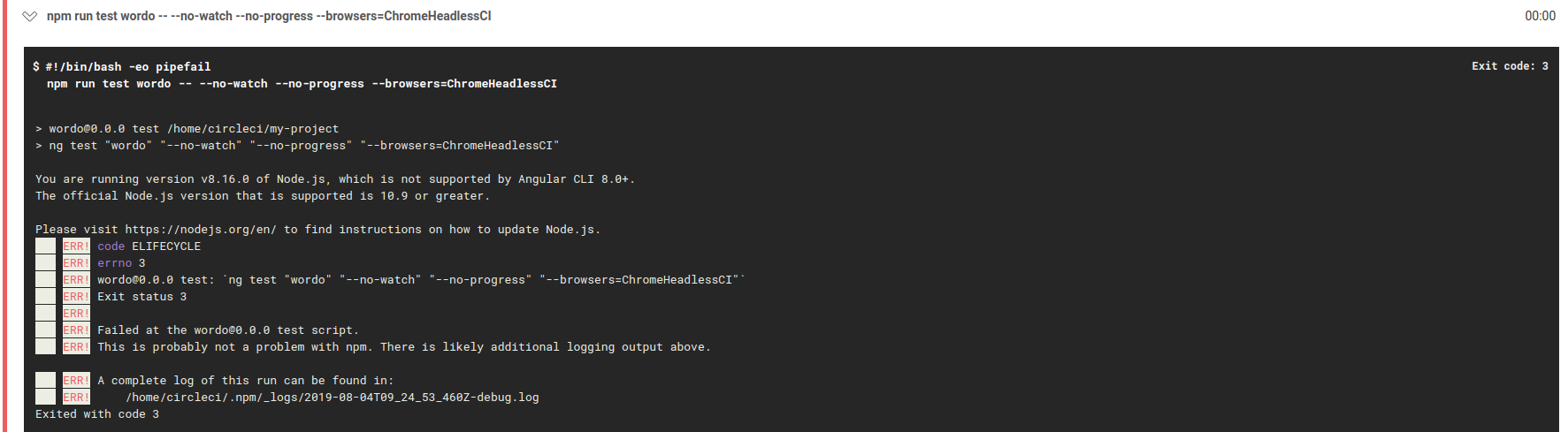 docs: outdated config.yml for CircleCI example · Issue #31993 · angular ...