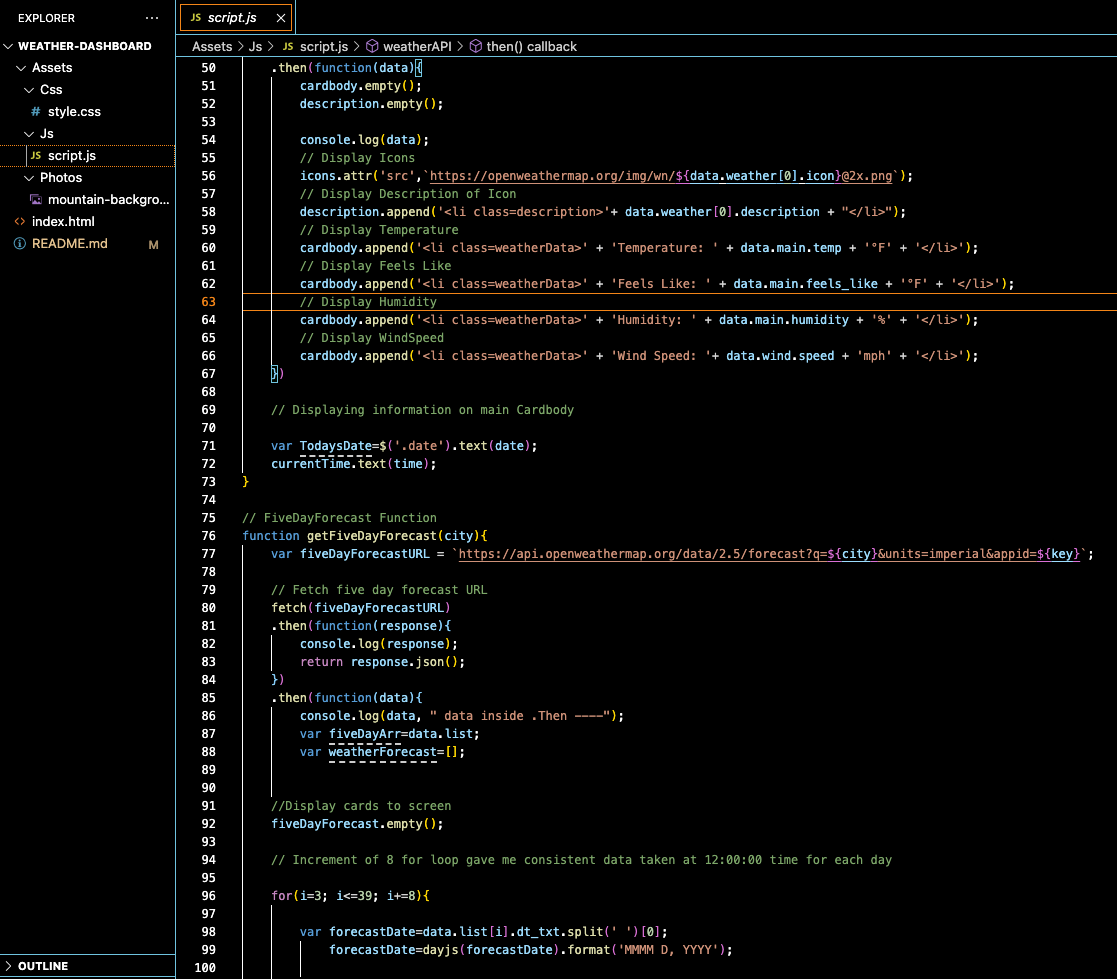 GitHub - RyanSKang/Weather-Dashboard: Week 6 Module Challenge