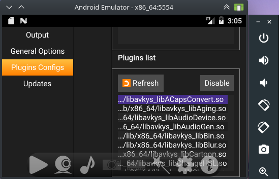 Webcamoid in Android