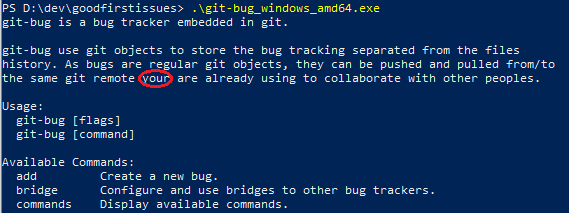 little spelling mistake