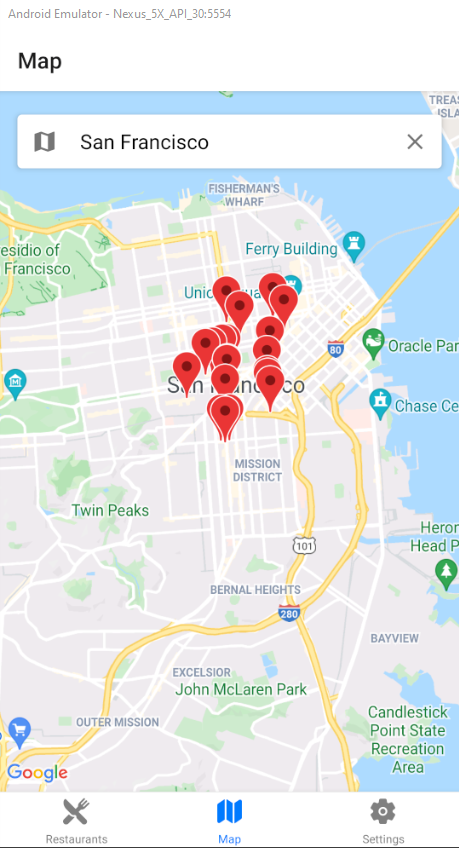 MealsToGo Map
