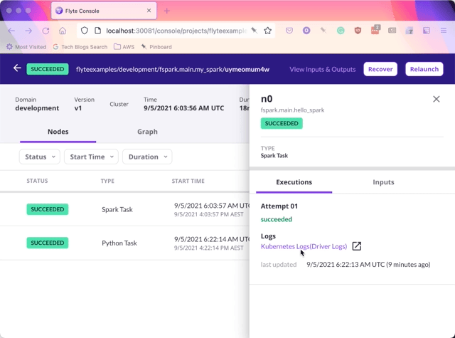 [BUG] Spark driver logs not accessible via dashboard · Issue #1435 ...