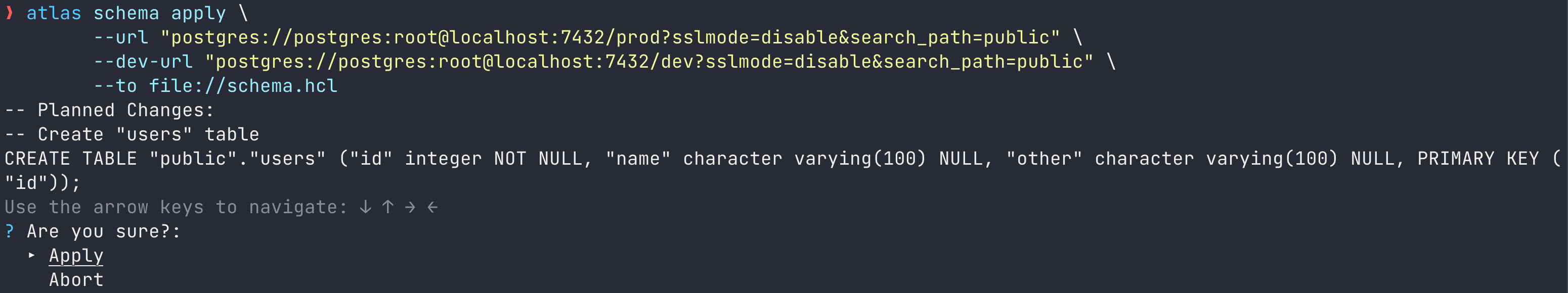uuid_generate_v4() does not exist error · Issue 1976 · ariga/atlas