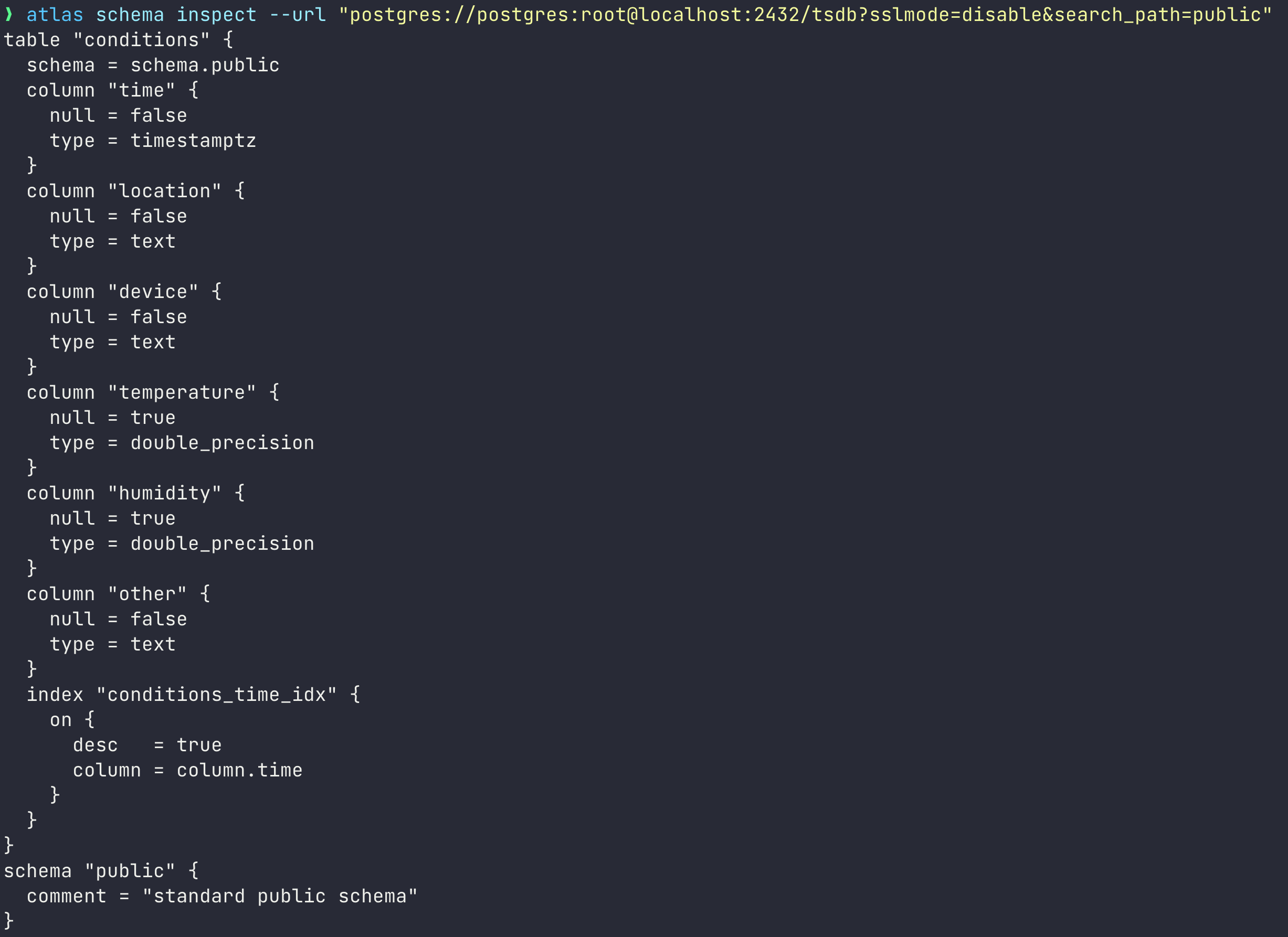Schema diff issues when using timescaledb issue 2117 ariga atlas