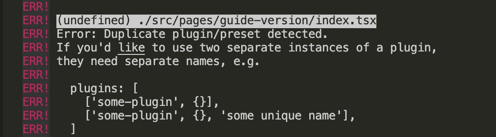 injectBabel配置runtime后build报错 · Issue #3733 · alibaba/ice · GitHub