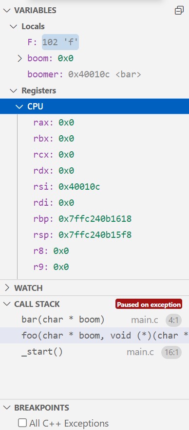 Contents of CPU registers aren't what they ought to be upon switching ...