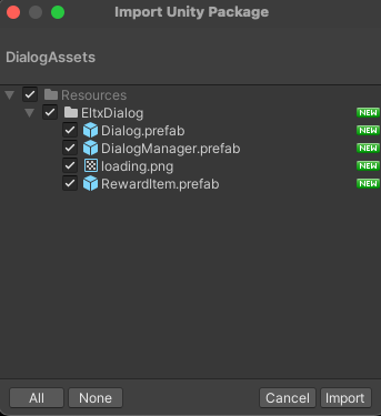 DialogAssets import