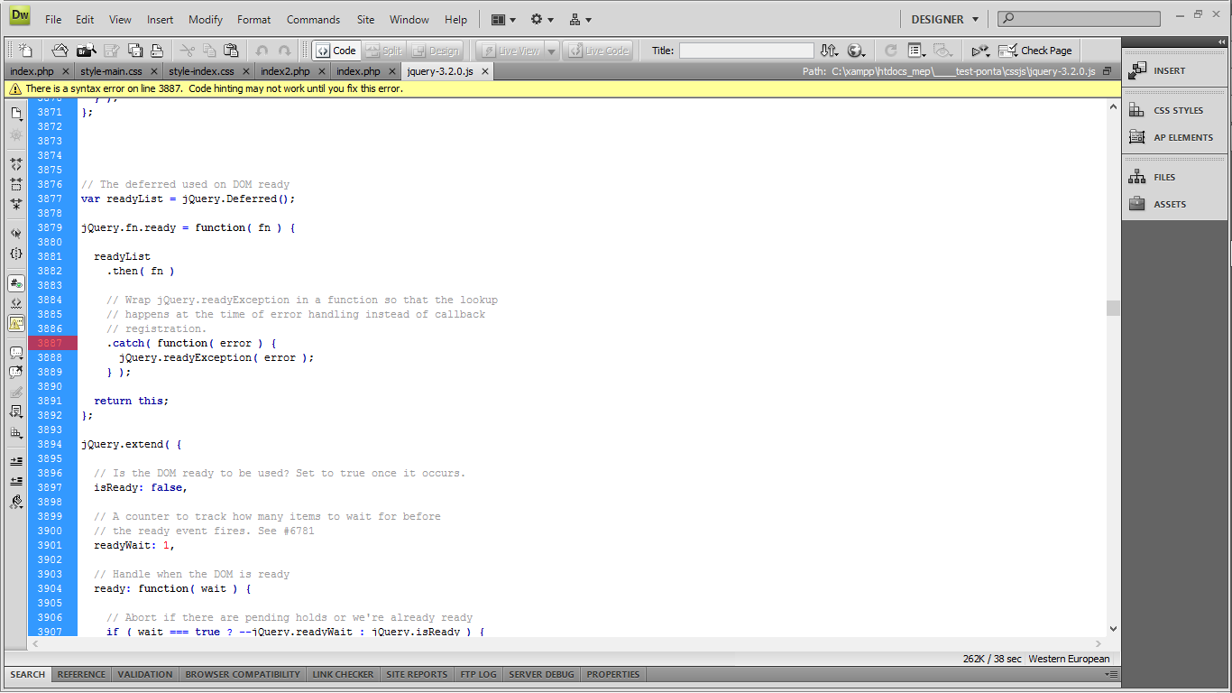 error in line 3887 (3.2.0), the same for all jquery-3.x.x · Issue #4177 ...