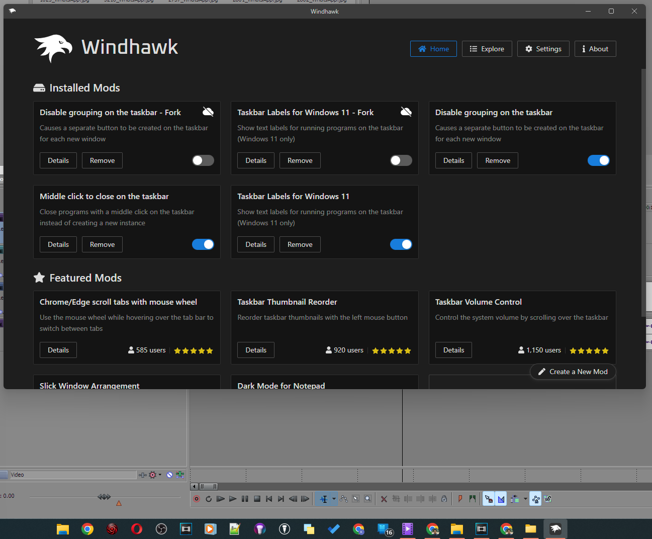 None of my Mods are working! · ramensoftware windhawk · Discussion #44 ...