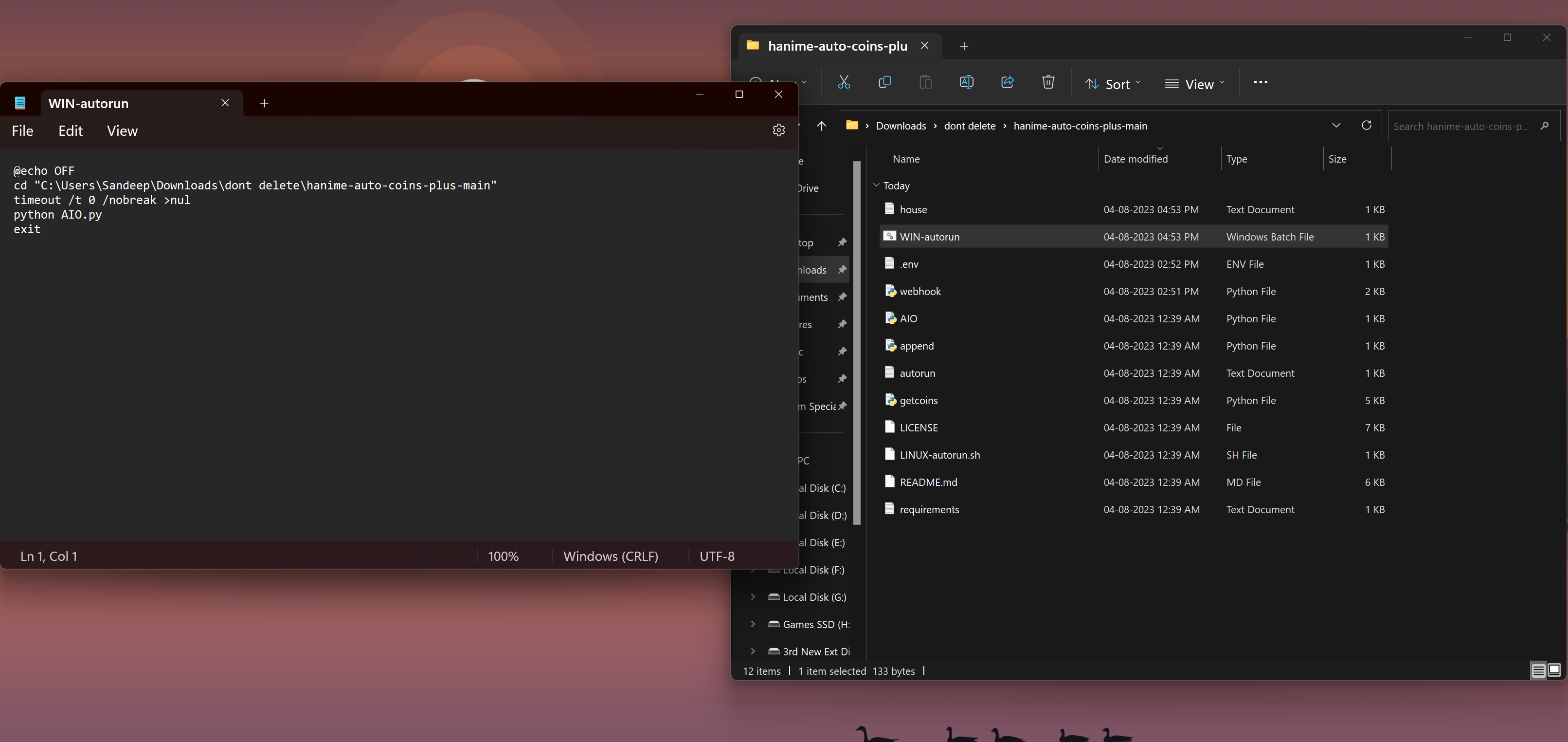 Autorun not working [Everything else works] · Issue 5 ·