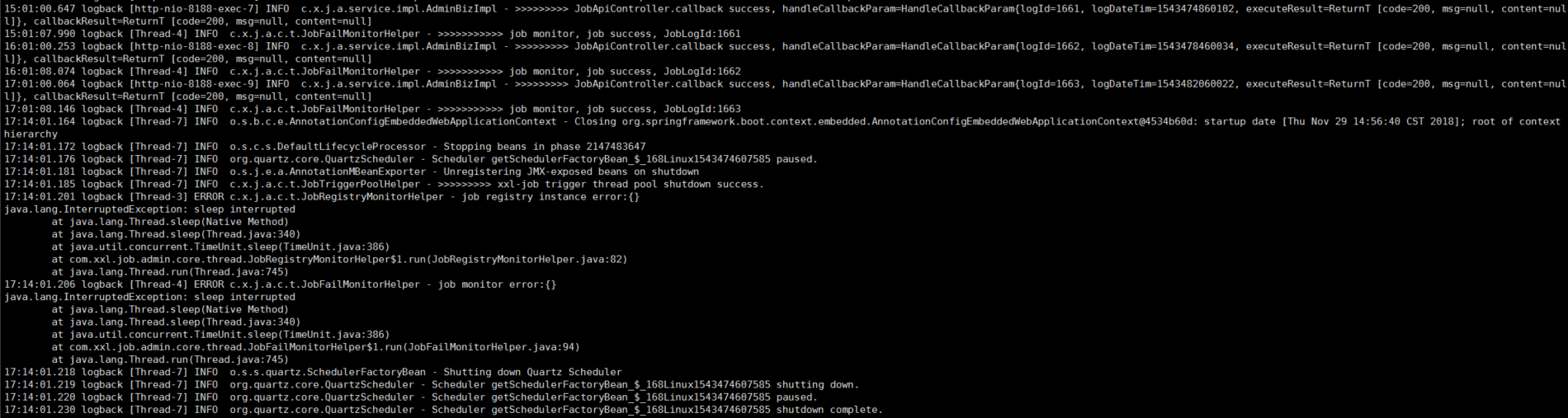 跑着跑着突然停止 · Issue #643 · xuxueli/xxl-job · GitHub