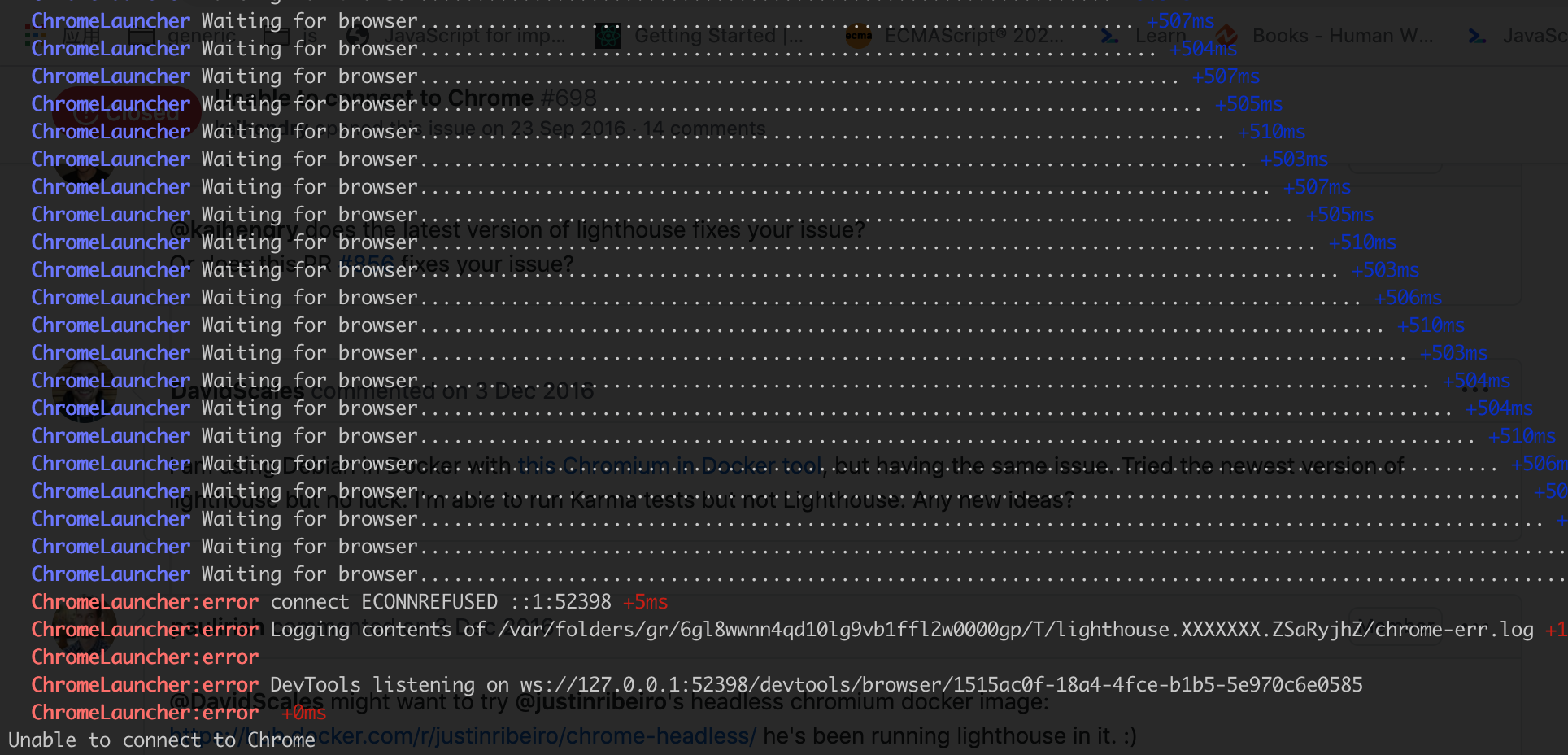 When I run lighthouse... · Issue #12090 · GoogleChrome/lighthouse · GitHub