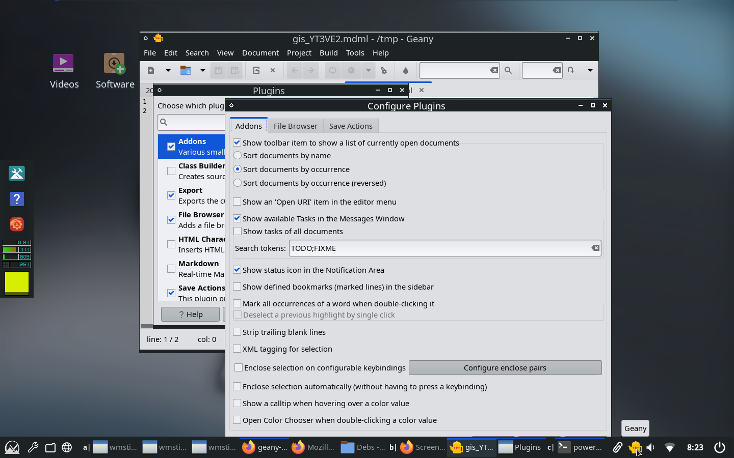 geany-plugin-addons systray icon feature request: alternate collapse ...