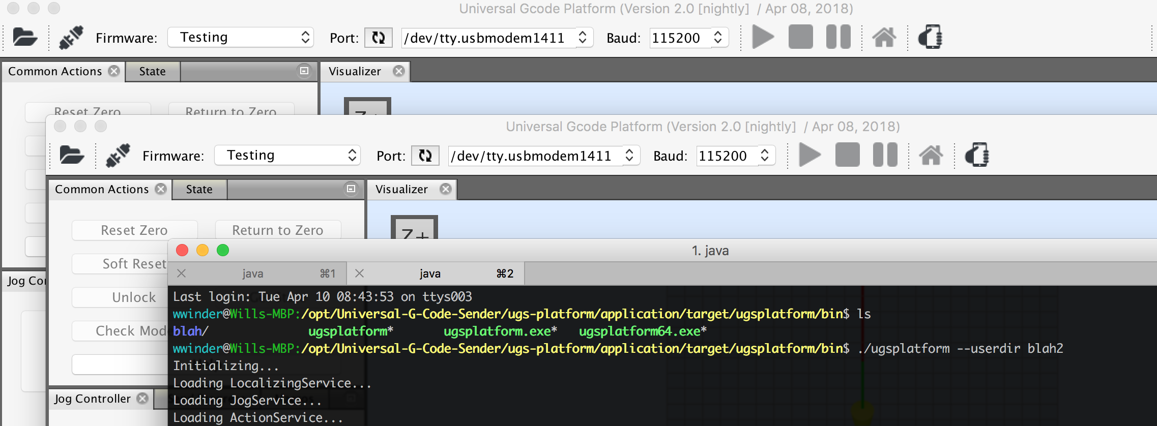 Two instances of UGS. · Issue #996 · winder/Universal-G-Code