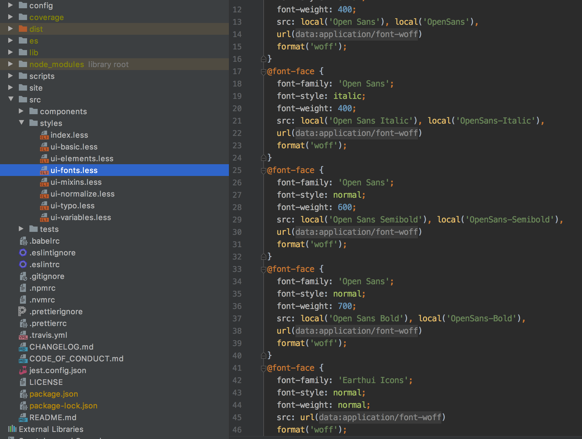 [Font] Replace local fonts with web fonts · Issue #204 · webapp-suite ...