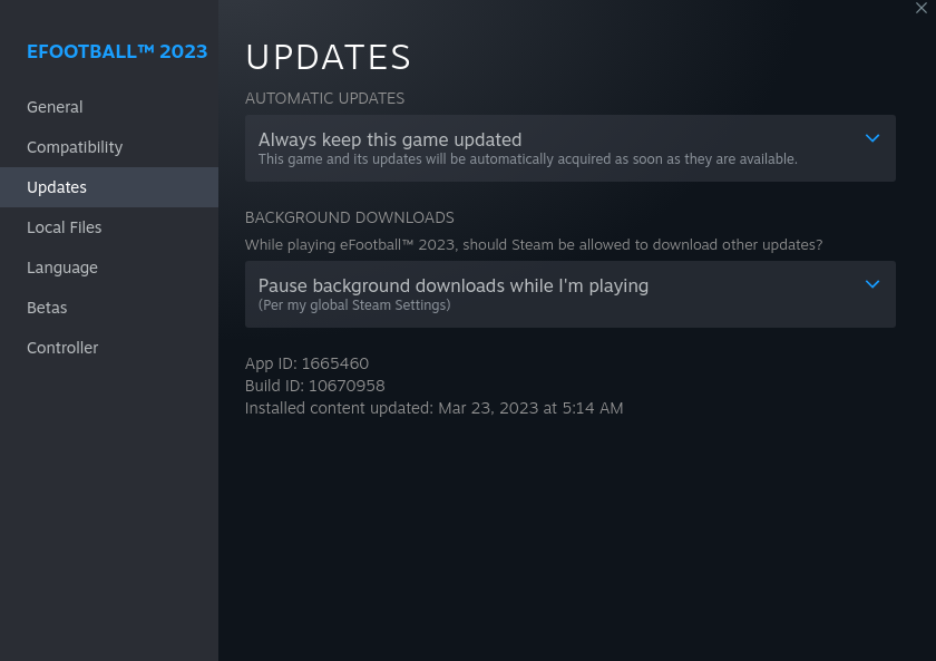 Update