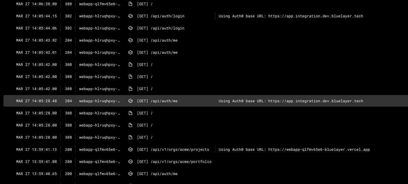 Debugging withPageAuthRequired proxy api call · Issue #1133 · auth0 ...