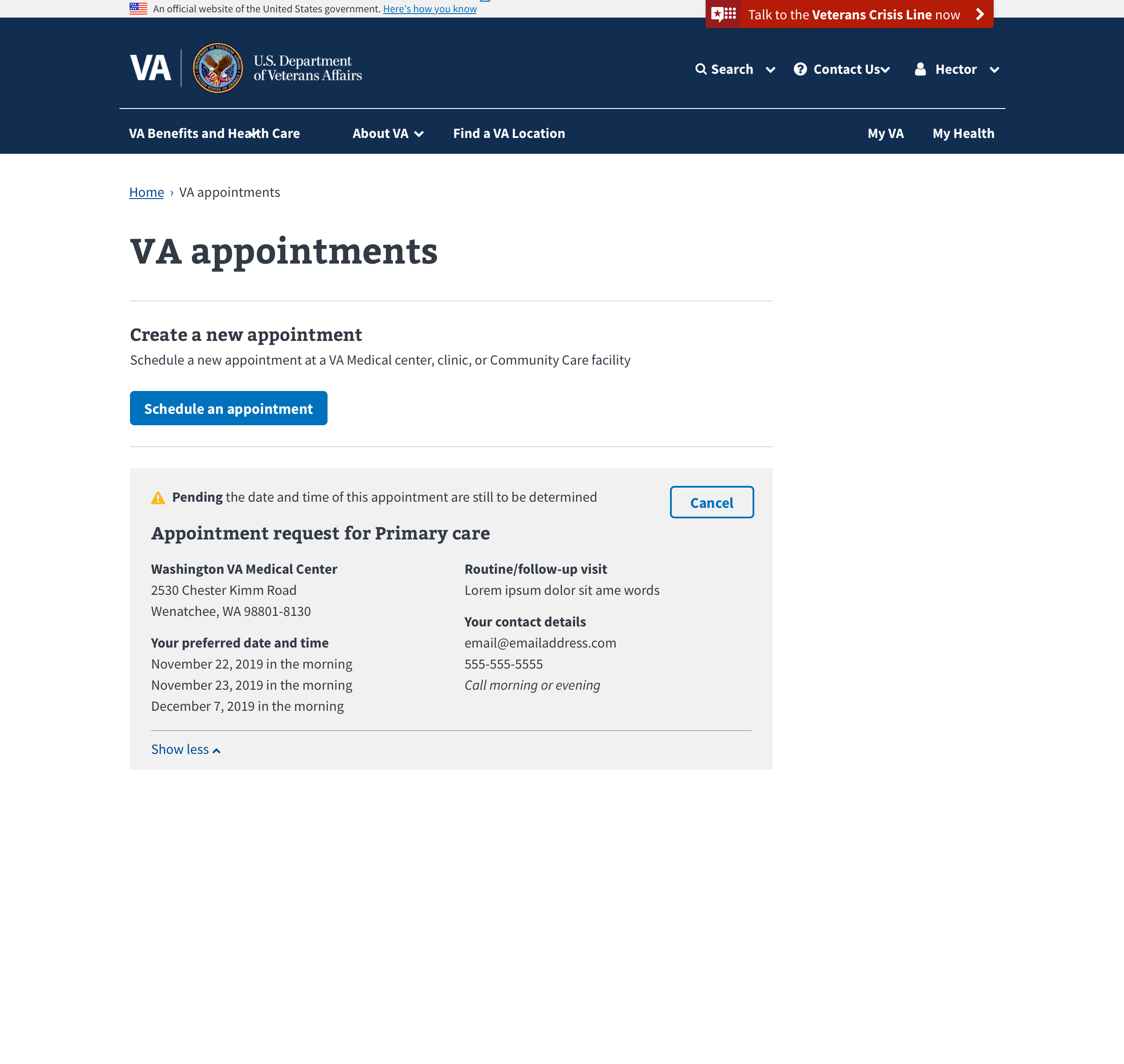 Create confirmation pages · Issue #2224 · department-of-veterans-affairs/va.gov-team  · GitHub