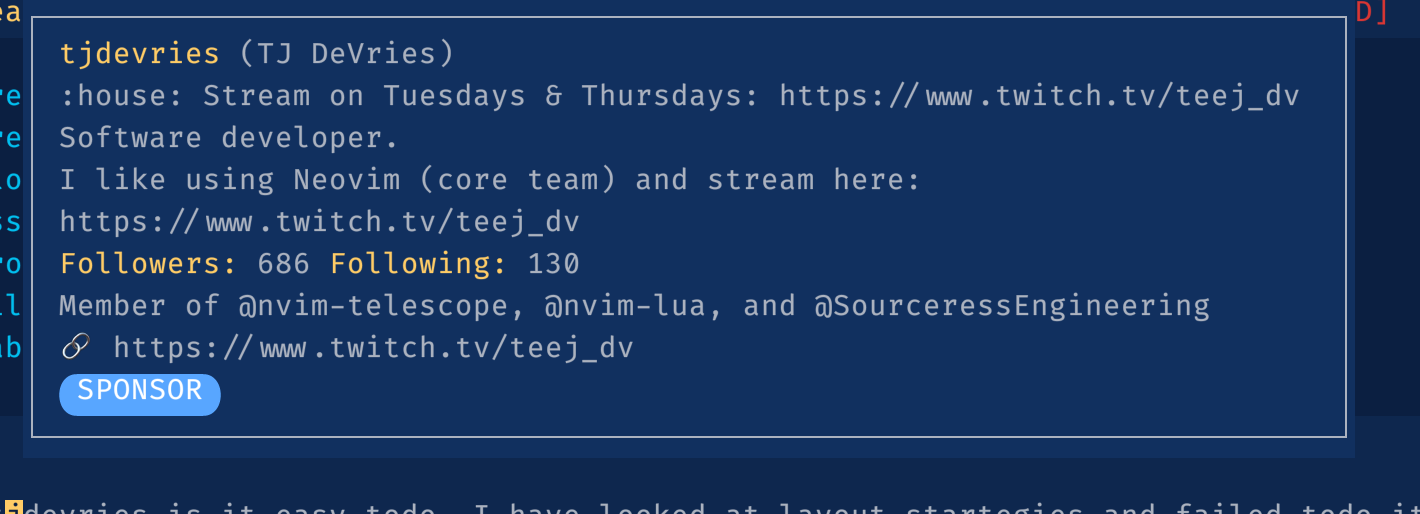 Feature request - add hover window for issue/PR numbers on CursorHold ...