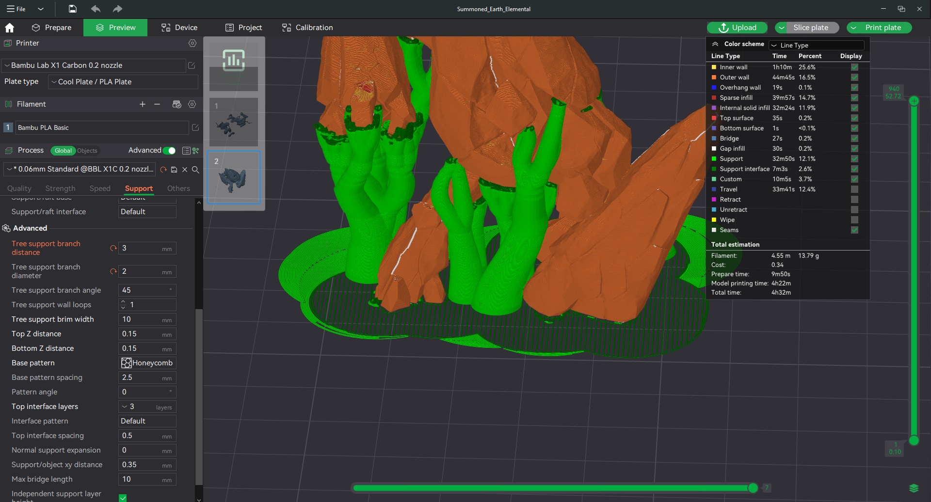 Top Interface Layers "brim" around first layer of model. · Issue #2804 ...