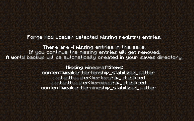 After updating got registry error · Issue #259 · Nomi-CEu/Nomi-CEu · GitHub