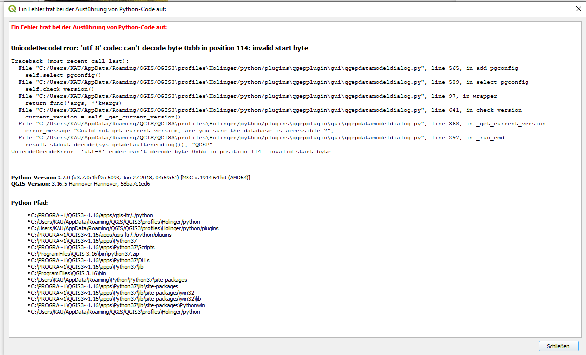 Error with datamodel tool · Issue #664 · QGEP/QGEP · GitHub