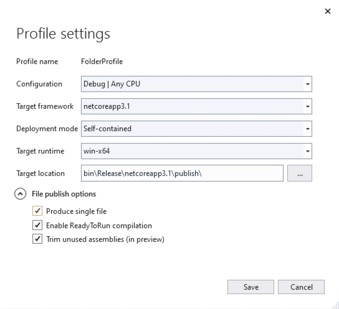 Visual Studio Publish seems to not include appsettings.json when