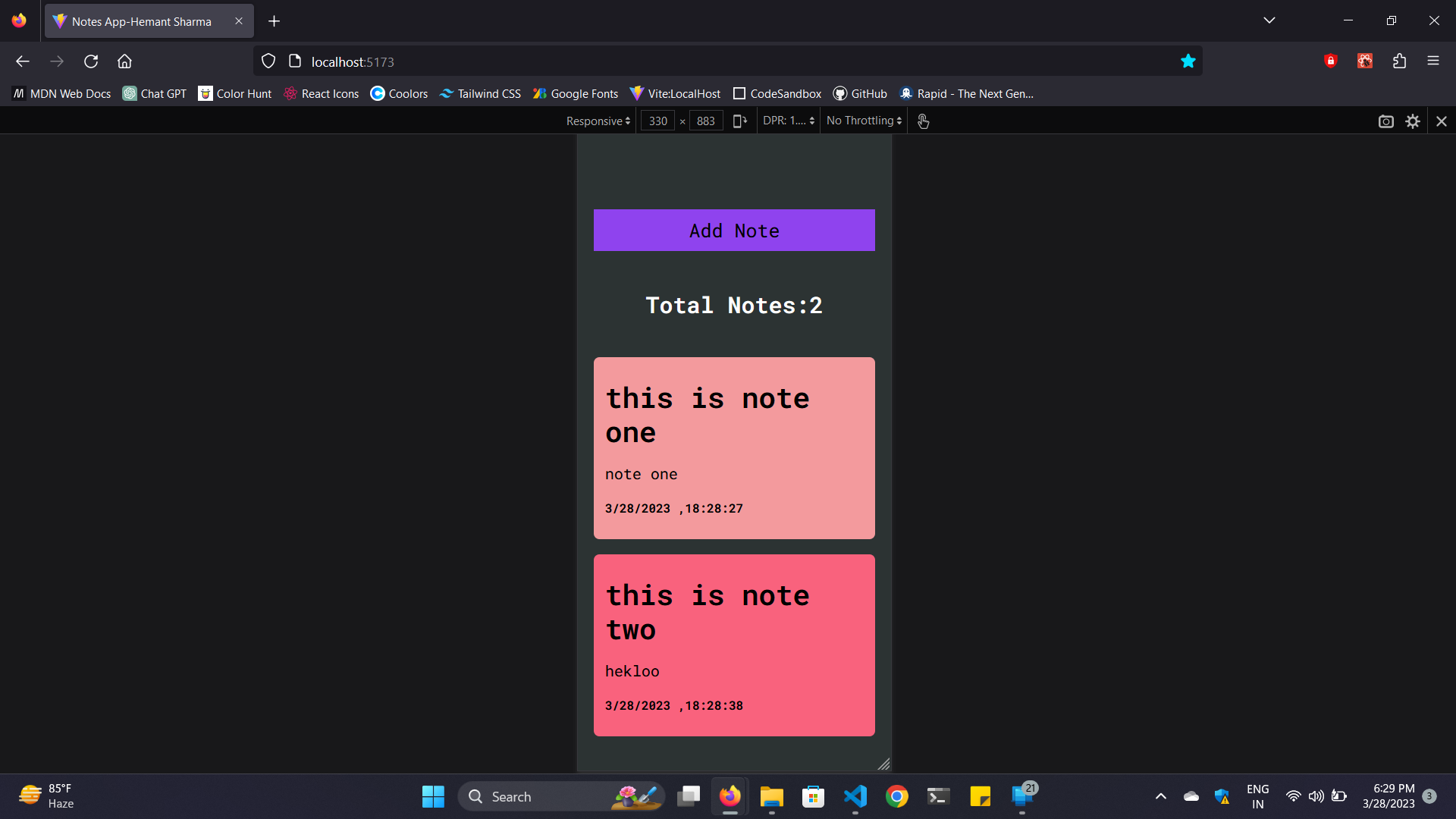 GitHub - belikenoone/notes-app: A notes app which is built using react ...