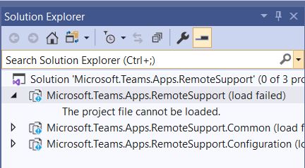Unable to load VS Solution | Failing to launch · Issue #18 · OfficeDev ...