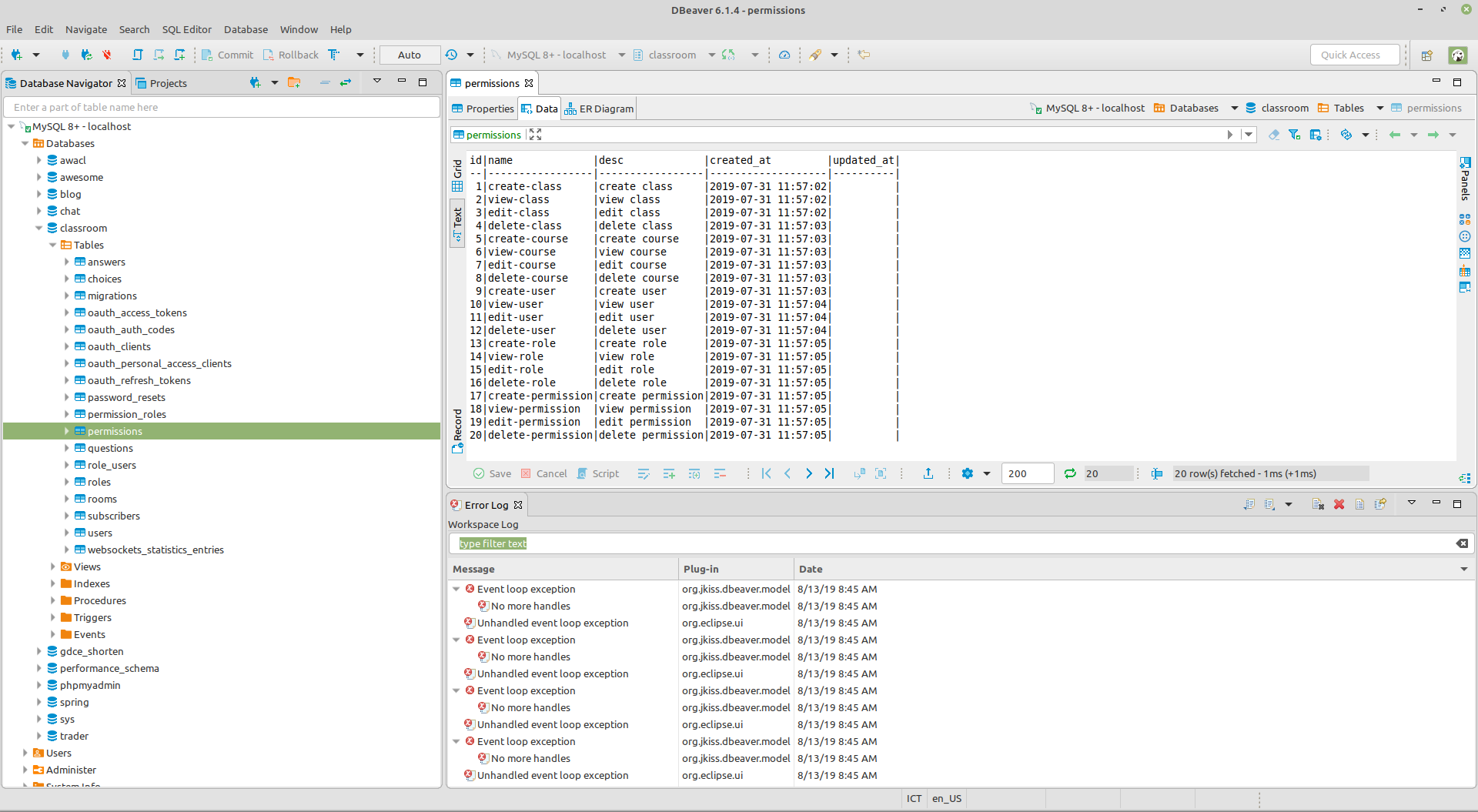 Can't view data in grid mode · Issue #6507 · dbeaver/dbeaver · GitHub