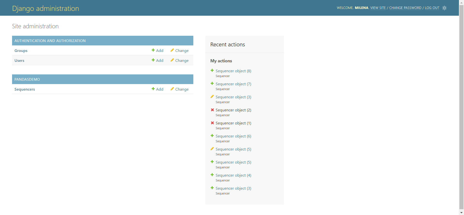 GitHub MilenaJasiolek/Sequencer