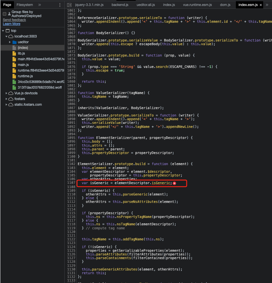 Typeerror cannot read properties of undefined reading isgeneric