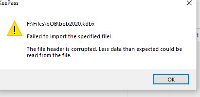 cannot open database 0bytes · Issue #6257 · keepassxreboot/keepassxc ...