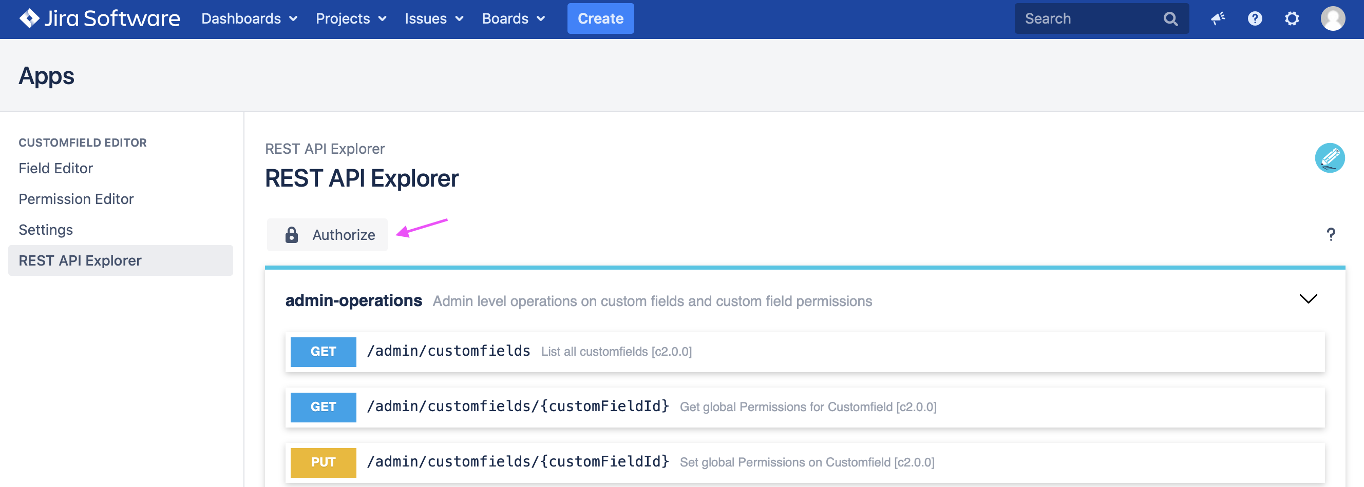 [CE-101] REST API Explorer should work with CookieAuth, BasicAuth and ...