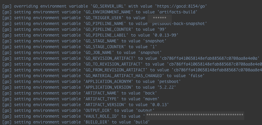 Variable GO_ENVIRONMENT_NAME lost on v19.6.0 · Issue #6684 · gocd/gocd ...