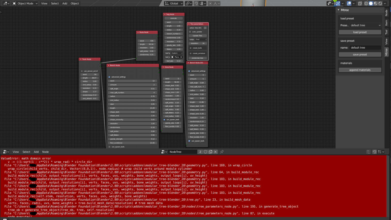Cant generate final mesh object · Issue #194 · MaximeHerpin/modular ...