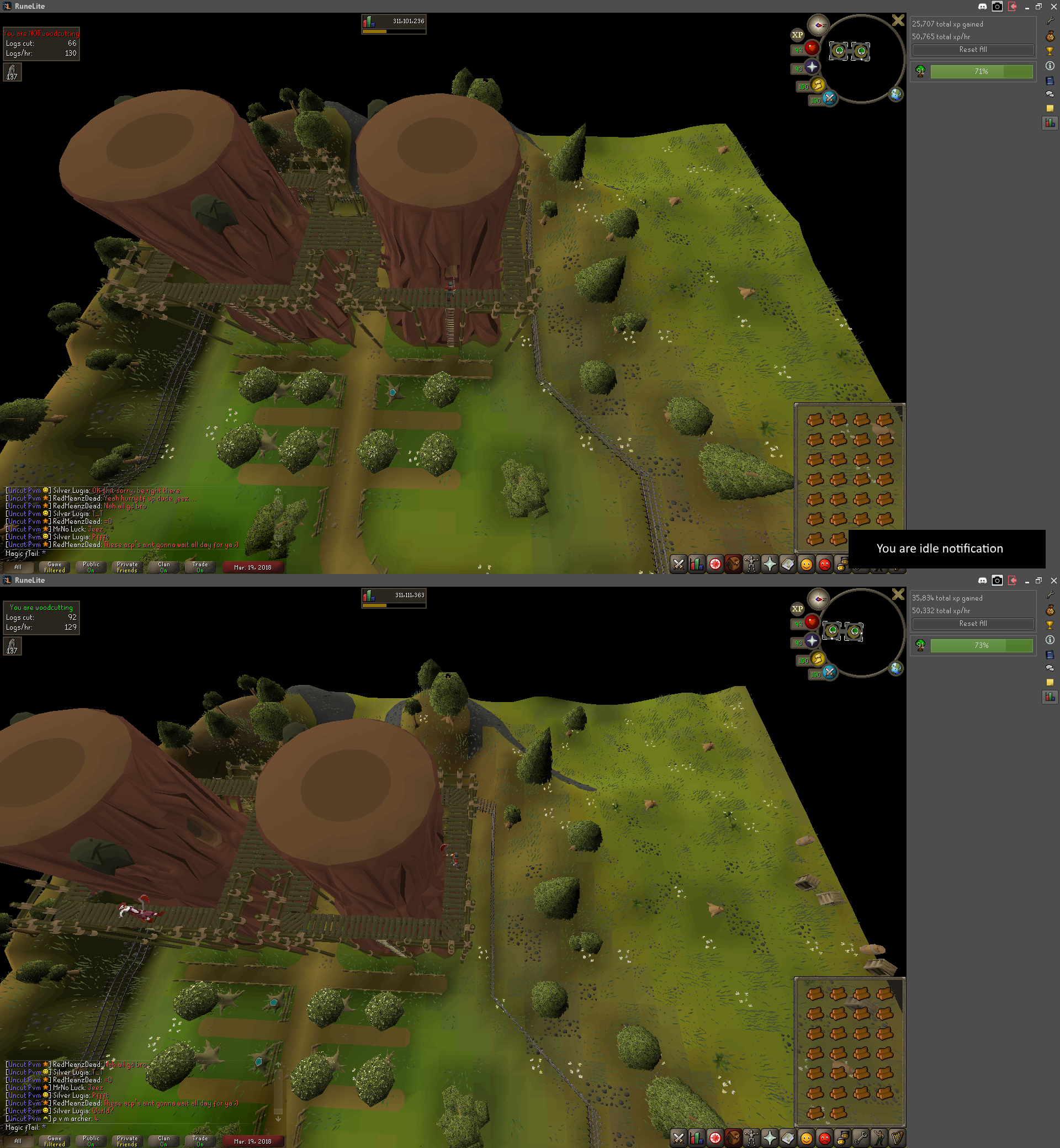 Add tree markers to woodcutting plugin · Issue 1053 · runelite