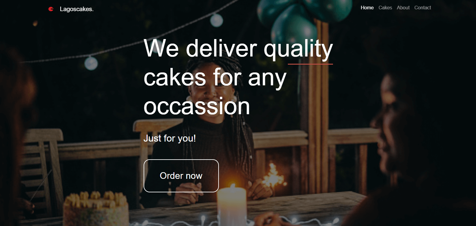 GitHub chukaobiago/cake_website A cake website